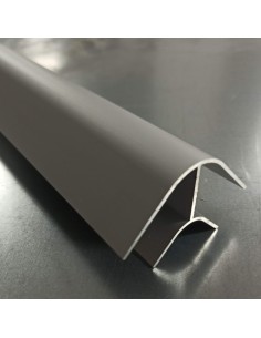 Perfil 90º R. Corto - Anodizado plata especial Camper y autocaravanas 2