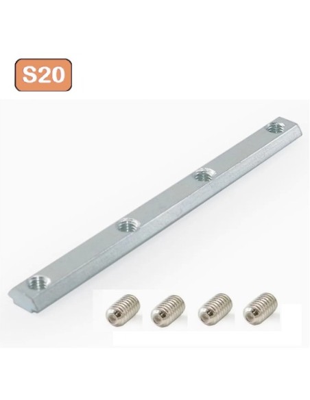 Conector interno 180 grados para perfiles aluminio S20 2020 2040