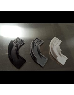 Tapón plástico para perfil curvo de aluminio en proyectos camper