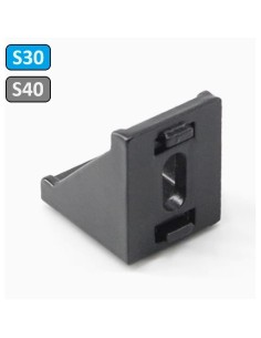 Escuadra fundición de aluminio lacado negro 35x35x28 353528 Universal 2