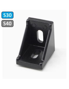 Escuadra fundición de aluminio lacado negro 35x35x28 353528 Universal