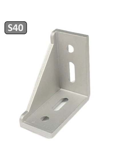 Escuadra de fundición de aluminio 78x78x40mm 787840 Universal (4080)