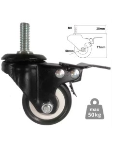 Ruedas para estructuras de perfil ranurado (modular) 3030 4040 4080 2