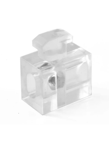 Bloque nylon para fijación de paneles en perfiles modulares R8