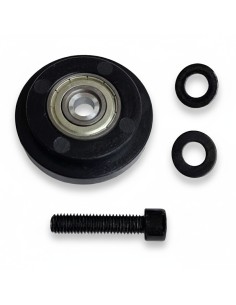 Rueda nylon con rodamiento para perfiles aluminio modular - ranura 8