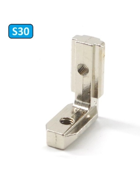 Conector interno 90 grados para perfiles aluminio 3030 3060 3090 6060
