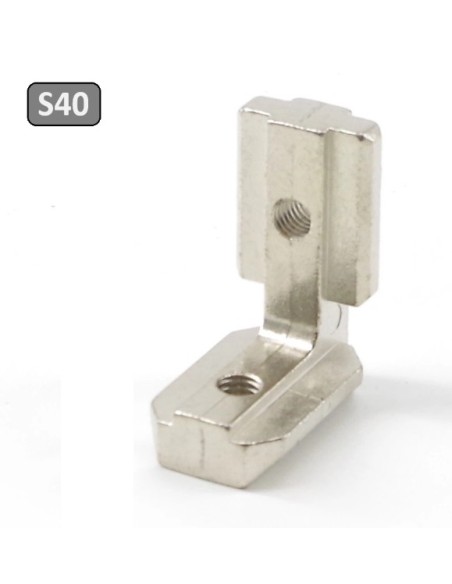 Conector interno 90 grados para perfiles aluminio 4040 4080 40120 8080
