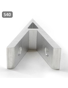 Escuadra de aluminio anodizado 60x32 45 grados Universal 4040 4080