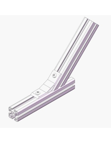 Escuadra de aluminio anodizado 135 grados Universal 4040 4080