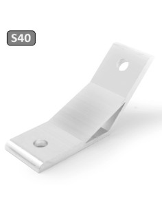 Escuadra de aluminio anodizado 135 grados Universal 4040 4080