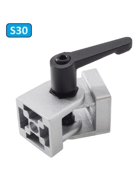 kit unión pivotante con manivela para perfiles 3030