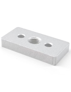 Placa base aluminio perfiles 4080 - roscado central M12