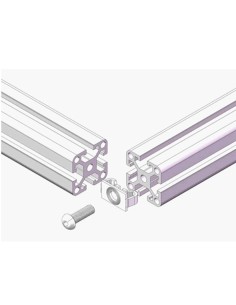 Clip M8 - Sistema de fijación para perfiles modulares de aluminio S40 2