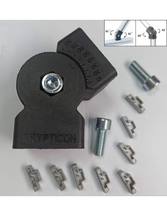 Unión pivotante 0-180º  escala 10 grados con bloqueo