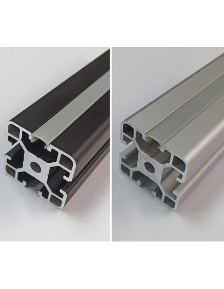 Tapa cubierta ranura 8mm slot cover PVC negro gris rojo azul verde amarillo