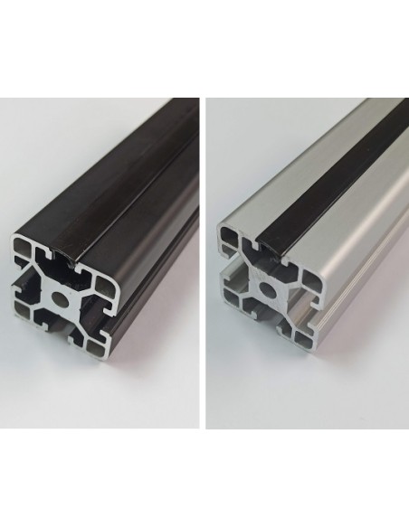 Tapa cubierta ranura 8mm slot cover PVC negro gris rojo azul verde amarillo