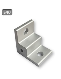 Escuadra para fijación de paneles metálicos y tableros - 4040