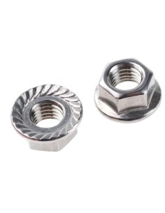 Tuerca con brida dentada antideslizante M5 M6 M8  tornillo martillo