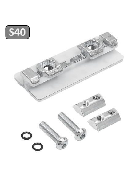 Patín deslizante S40 perfiles 4040 4080 40120 8080 80160