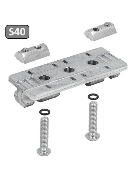 Patín deslizante S40 perfiles 4040 4080 40120 8080 80160