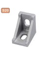 Escuadra 28x28x20 para perfil aluminio ranurado Serie 20 - 2020 2040