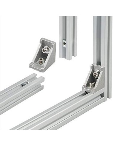 Escuadra 28x28x20 para perfil aluminio ranurado Serie 20 - 2020 2040