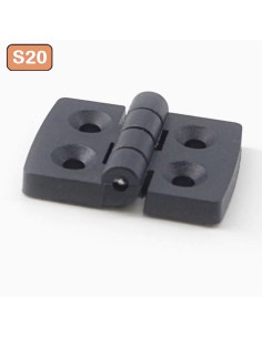 Bisagra nylon para perfiles ranurados (modulares) aluminio 2020 2040