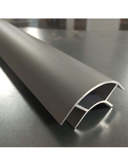 Perfil 90º R. Largo - Anod. Plata