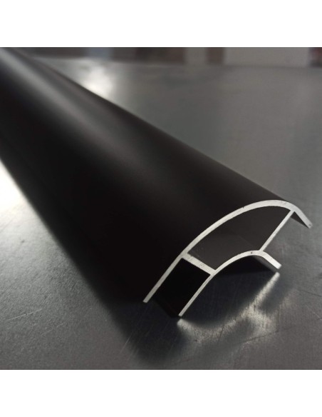 Perfil 90º R. Largo - Anod. Negro