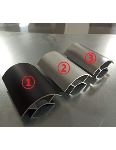 Perfil 90º R. Largo - Sin anodizar (aluminio en bruto)