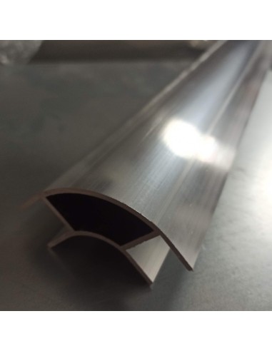 Perfil 90º R. Largo - Sin anodizar (aluminio en bruto)