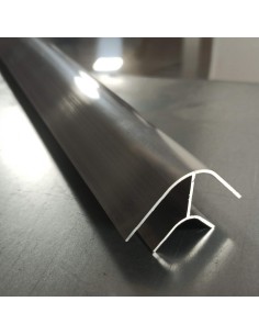 Perfil 90º R. Corto - Sin anodizar (aluminio en bruto) 2